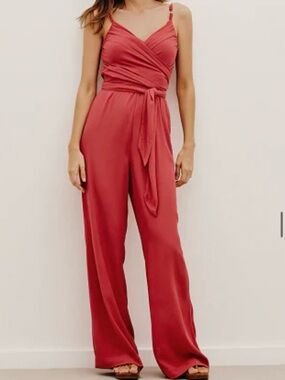 VIX - Rita Jumpsuit Coral